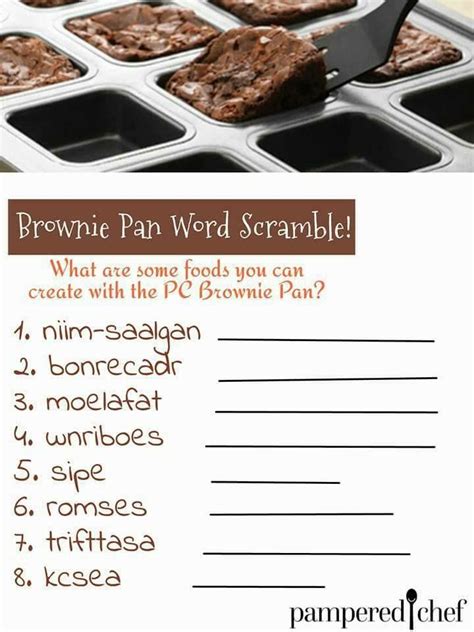 Pampered Chef Games With Answers Guwrja