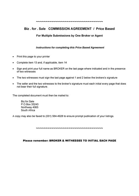 Sample nanny employment contract agent contract construction work. 36 Free Commission Agreements (Sales, Real Estate, Contractor)