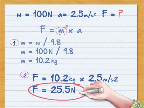 I assume you knew that f = ma, or force = mass times acceleration, and so you could get the acceleration from the graph by dividing by 4.8. How to Calculate Force: 6 Steps (with Pictures) - wikiHow