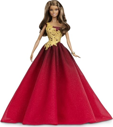 Mattel Barbie 2016 Holiday Doll Red Gown Skroutzgr
