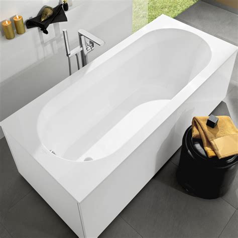 Schönheit duschrollo badewanne ikea idee. Villeroy & Boch OBERON Rechteck-Badewanne Quaryl® 170 x 70 ...
