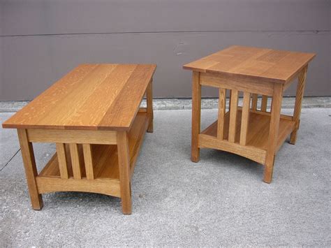 Dutchcrafters mission style occasional tables includes a variety of mission coffee tables, mission sofa tables, mission end tables and more. Handmade Quartersawn Oak Mission Style Coffee Table And ...
