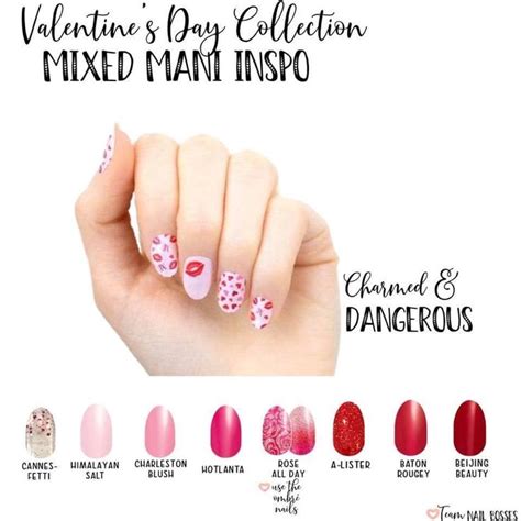 Pin By Bethany Smoot On Color Street Valentine Day Mani Inspo Color Street Chic Nails