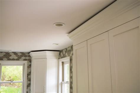 How To Install Crown Molding On Top Of Kitchen Cabinets Kitchen