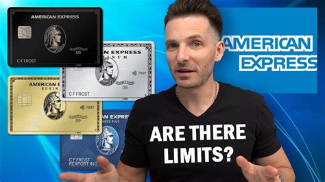 American Express Credit Card And Charge Card Spending Limits Youtube