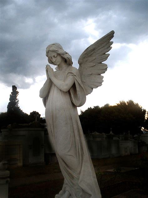 Very peaceful looking and perfect to have near or under a tree… Angel Statues: Meaning and Art | hubpages