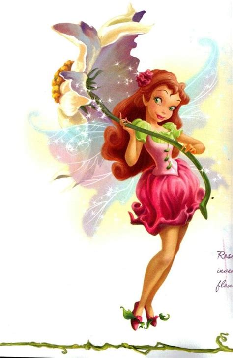 Rosetta From Disney Fairies As She Is Illustrated In One Of The Books