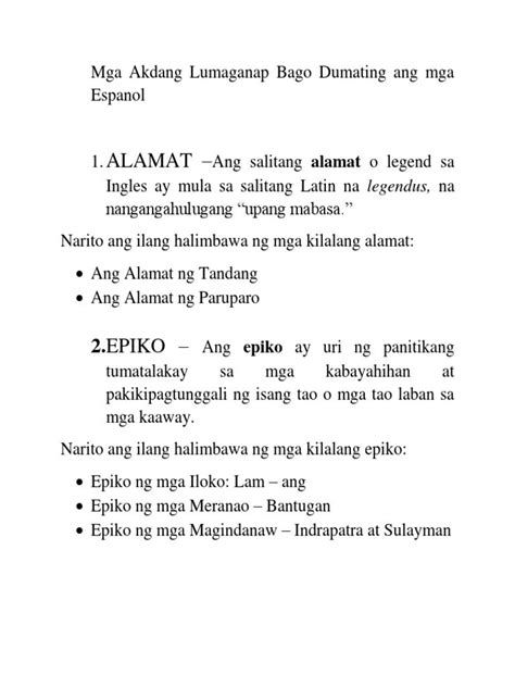 Halimbawa Ng Epiko Ng Tulang Pasalaysay