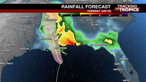 Videos Tropical Storm Cristobal Makes Landfall In Louisiana Ktsm 9 News