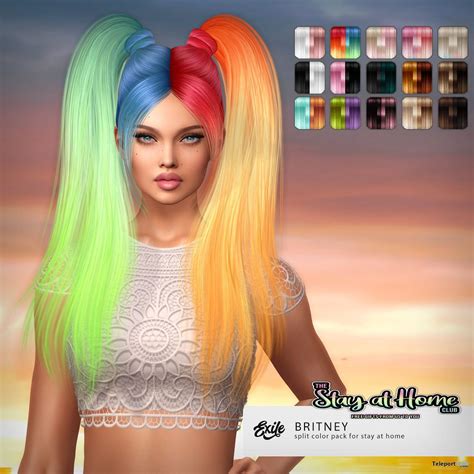 Britney Split Hair Color Edition April 2020 T By Exile Teleport