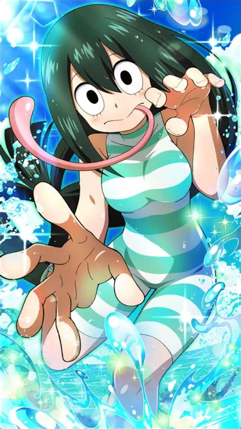 Asui Tsuyu Swim Suit Boku No Hero Academia Tsuyu Fondo De Anime