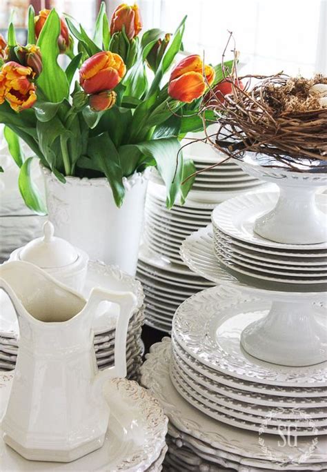 10 Great Tips For Using White Dishes Stonegable White Dishes White