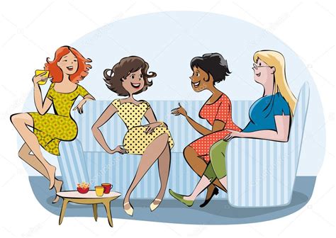 Group Of A Chatting Women Stock Vector Image By ©vg 51609909