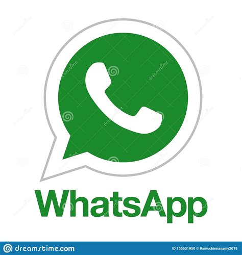Whatsapp Logo Redaktionelles Bild Illustration Von Logo 155631950