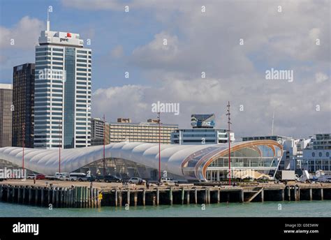 Auckland Ferry Terminal Auckland North Island New Zealand Stock