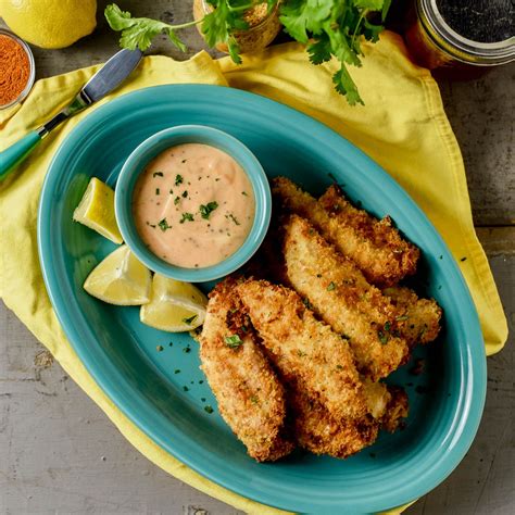 crispy crunchy chicken tenders are a surefire crowd pleaser for weeknight dinners and game day