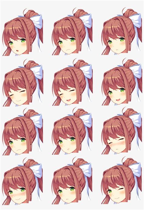 Ddlc R All Character Sprites Free To Use Anime White Shirt Transparent