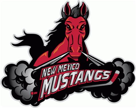 New Mexico Mustangs Primary Logo North American Hockey League Nahl