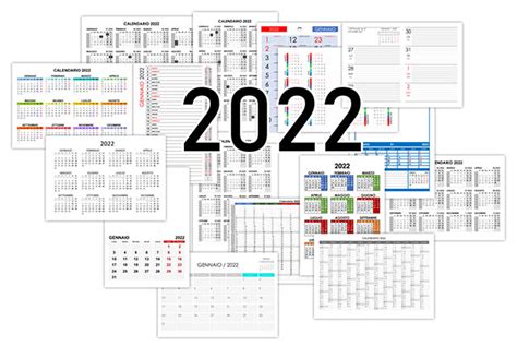 Calendario 2022 Planning Da Stampare Gratis Calendario Gennaio