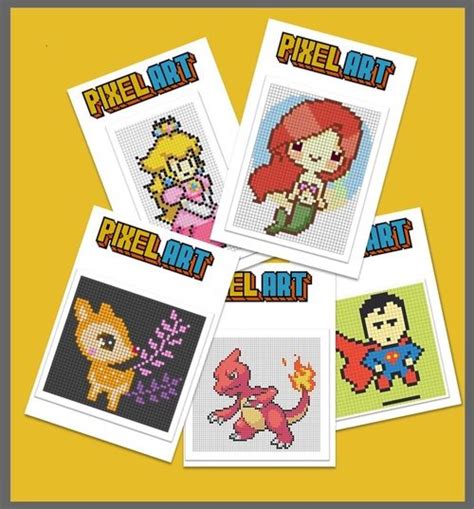 Create pixel art, game sprites and animated gifs. 28 fiches de Pixel Art | Pixel art, Pixel art à imprimer ...
