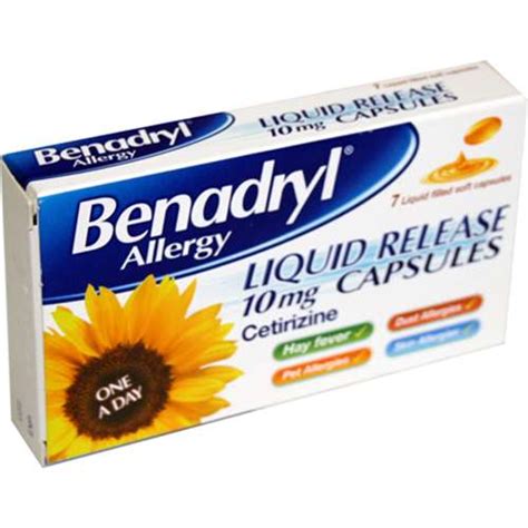 benadryl allergy liquid release capsules 7 uk buy online
