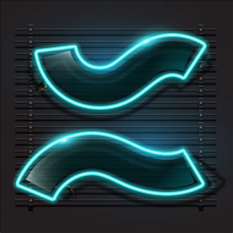 Premium Vector Neon Banner Template Design