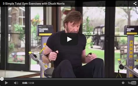 3 Simple Total Gym Exercises With Chuck Norris Total Gym Pulse