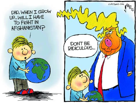 Cartoons Donald Trumps Plan For Afghanistan