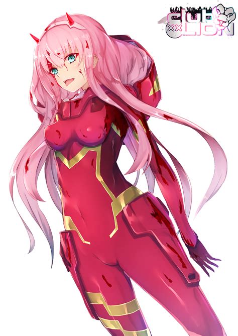 I wish there was a 2560x1080 version for my monitor. Zero Two (Darling In The Franxx) Anime Render #168 by ...