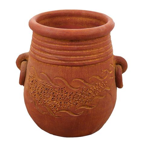 Everyone seems to be talking praise of clay pot cooking. Margo Garden Products 15 in. Round Terra Cotta Mao Clay Pot-LE 2113-10 - The Home Depot