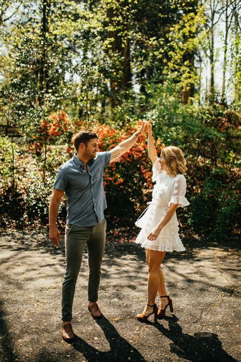 Dancing Through Your Engagement Session Engagement Picture Outfits