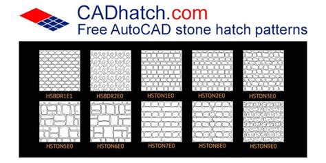 Free Autocad Stone Hatch Patterns