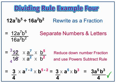 Subtracting fractions may look a little confusing at first but with some basic multiplication and division, you'll be ready for simple subtraction. Dividing Exponents | Passy's World of Mathematics