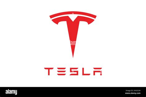 Tesla Logo Vector Illustration Stock Vector Image And Art Alamy