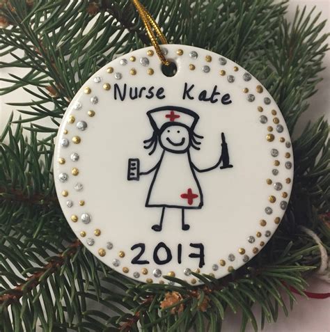 Personalized Nurse Ornament T For Nurse Personalized Etsy