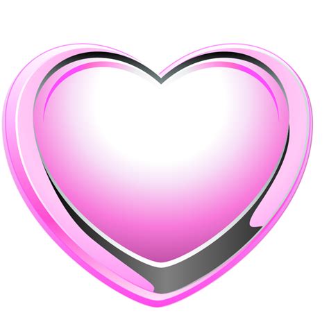 Free Clip Art Pink Heart By Ilnanny
