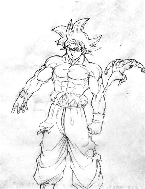 Imagenes De Goku Ultra Instinto Vs Jiren Para Colorear