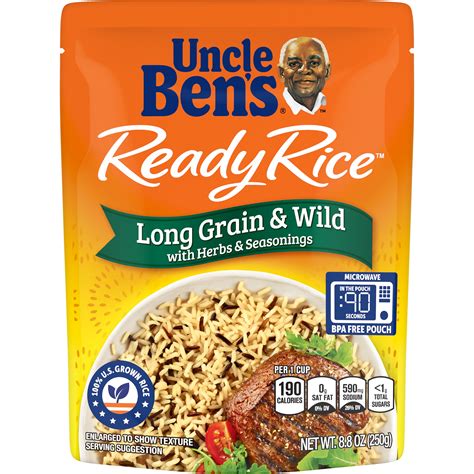 UNCLE BEN S Ready Rice Long Grain Wild 8 8oz SIDE Walmart Com