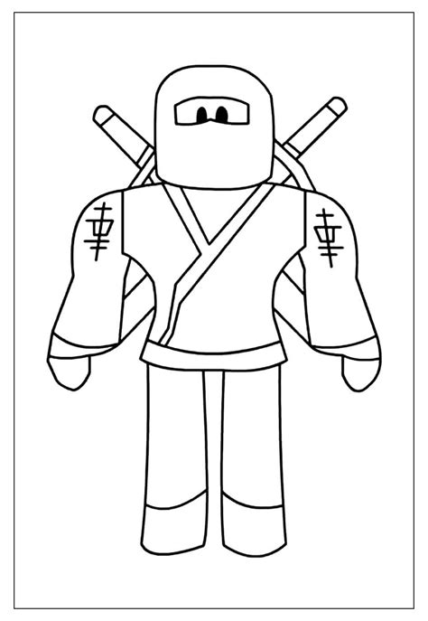 Desenhos De Roblox Para Colorir E Imprimir Tudo Para Colorir