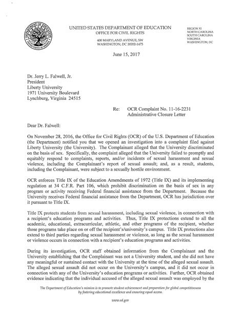 When writing a letter, it is crucial to close the letter professionally. Title IX Sexual Assault Investigation Tracker from The ...