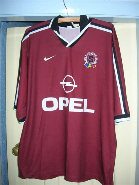 Rival team sk slavia praha. Sparta Praha Home football shirt 1998 - 2000. Sponsored by ...