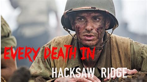 Every Death In 58 Hacksaw Ridge 2016 Youtube