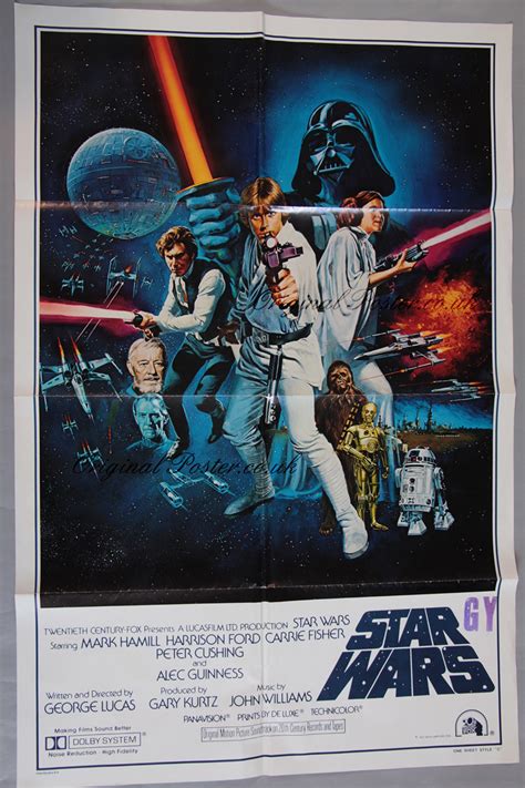 Star Wars Episode Iv A New Hope Original Vintage Film Poster