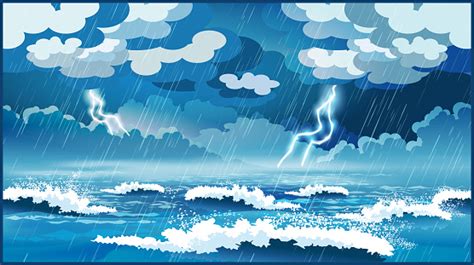 Storm At Sea Stock Illustration Download Image Now Istock