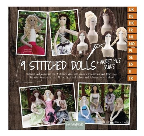 9 Stitched Dolls From Go Handmade Books Kits Casa Cenina