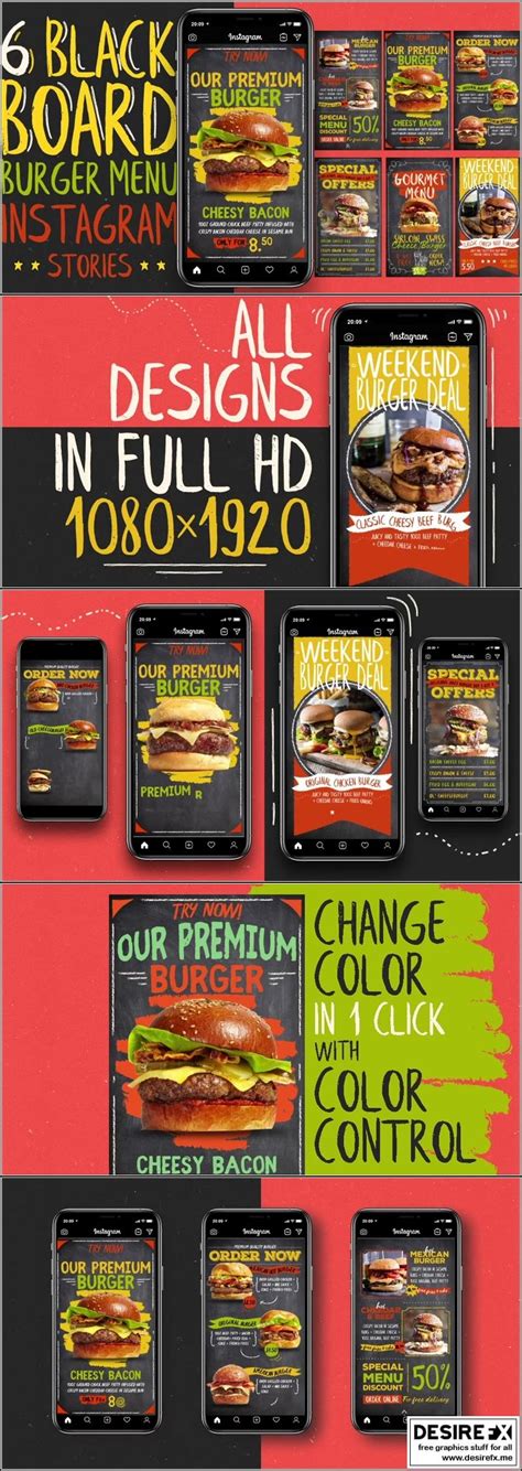 Desire Fx D Models Videohive Blackboard Burger Menu Instagram My XXX Hot Girl