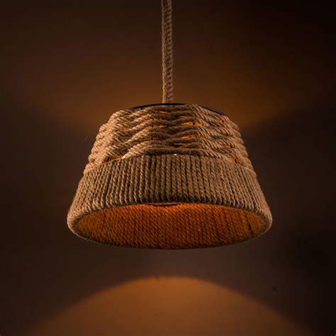 Arturest Rope Chandelier Handmade Hemp Rope Lamp Lighting Industrial