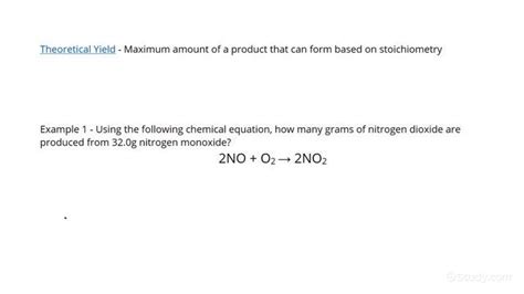 How To Calculate The Theoretical Yield Of A Chemical Reaction