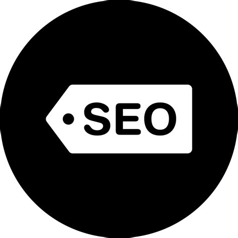 Seo Label Tag Inside A Circle Svg Png Icon Free Download 50186
