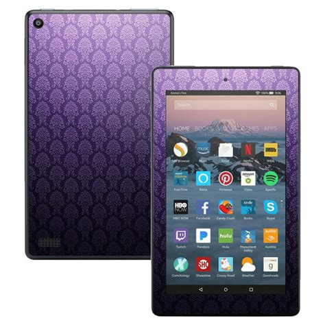 Skin Decal Wrap For Amazon Kindle Fire 7 2017 Sticker Antique Purple